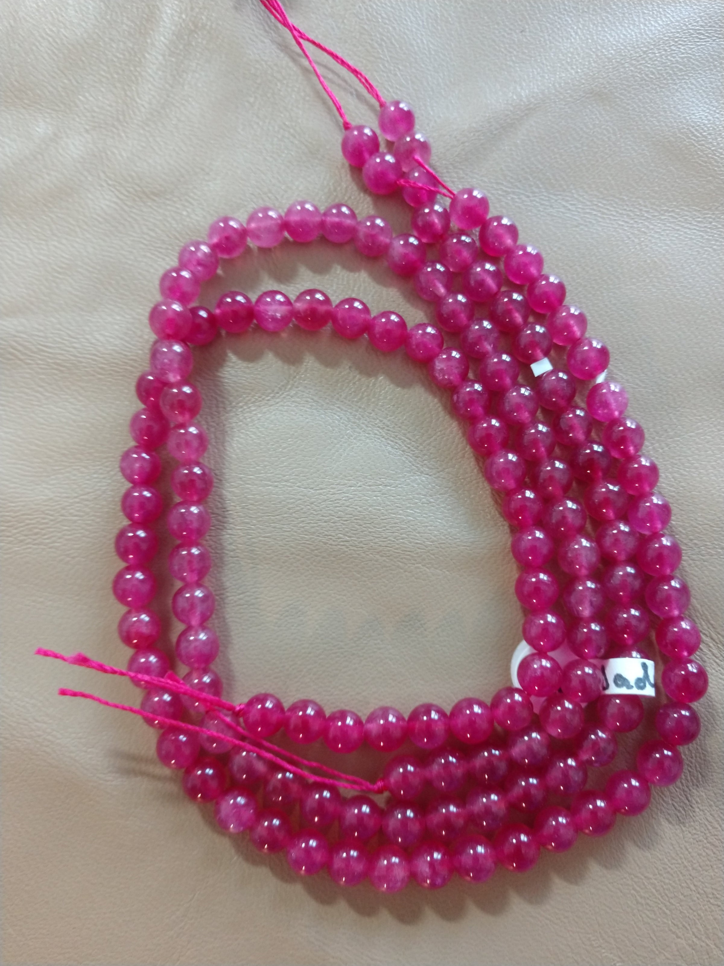 Ruby jade shop beads